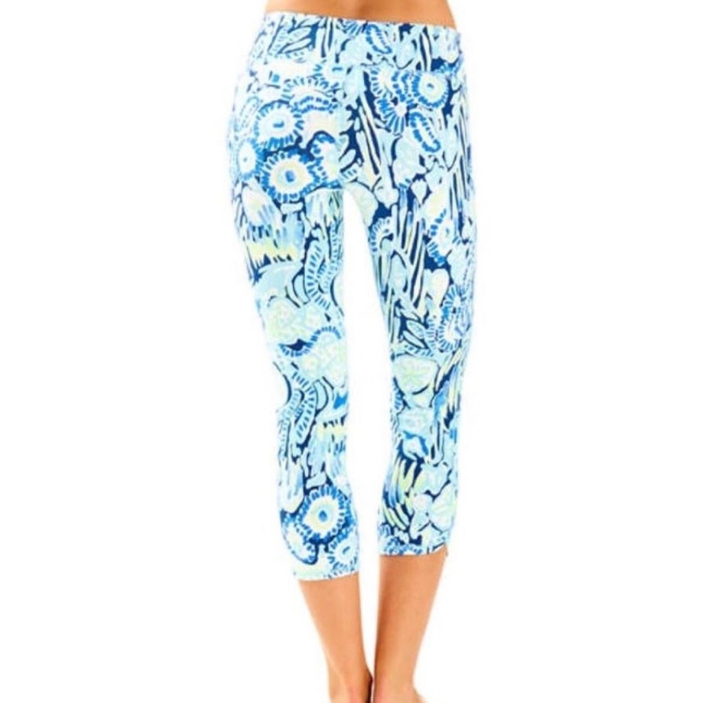 Lilly Pulitzer Luxletic Weekender Crop Leg. NWT